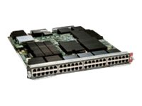 Cisco 48-Port 1 Gigabit Copper Ethernet Module with DFC4XL - Expansionsmodul - Gigabit Ethernet x 48 - för Catalyst 6503-E, 6504-E, 6506-E, 6506-E IDSM-2, 6509-E, 6509-E 10Gig, 6513-E WS-X6848-TX-2TXL=