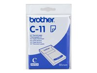 Brother - A7 (74 x 105 mm) 50 ark termiskt papper - för m-PRINT MW-100, MW-120, MW-140BT, MW-145BT C11
