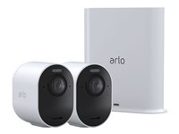 Arlo Ultra 2 Spotlight Camera - Add-on - nätverksövervakningskamera - utomhusbruk, inomhusbruk - väderbeständig - färg (Dag&Natt) - 8 MP - ljud - trådlös - Wi-Fi - Bluetooth 4.2 LE - DC 5 V VMC5040-200EUS