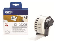 Brother DK-22225 - Papper - svart på vitt - Relle (3,8 cm x 30,5 m) 1 rulle (rullar) löpande etiketter - för Brother QL-1050, QL-1060, QL-500, QL-550, QL-560, QL-570, QL-580, QL-700 DK22225